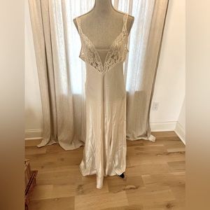 Vintage Victoria’s Secret Gold Label Satin Maxi Slipdress